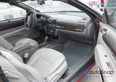 2004 Chrysler Sebring Limited z USA, uszkodzony, nr VIN 1C3EL65R34N162693